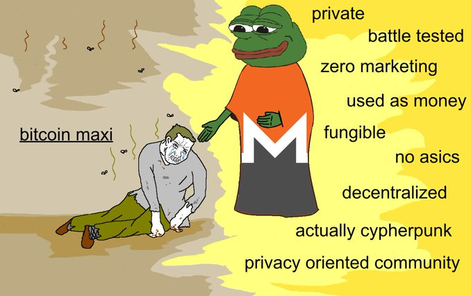 Monero vs BTC maxi