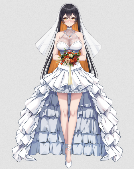 Monero-chan wedding dress v2