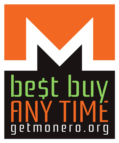 Monero best buy sticker