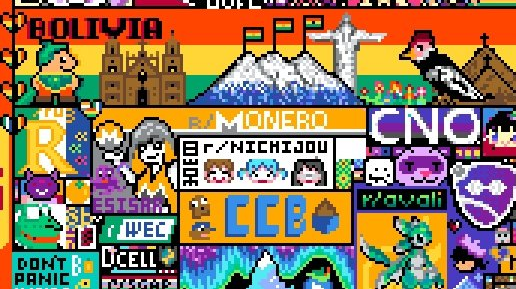 Monero on r/place final