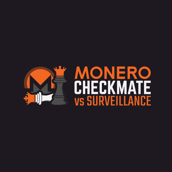 'Monero checkmate vs surveillance' wallpaper