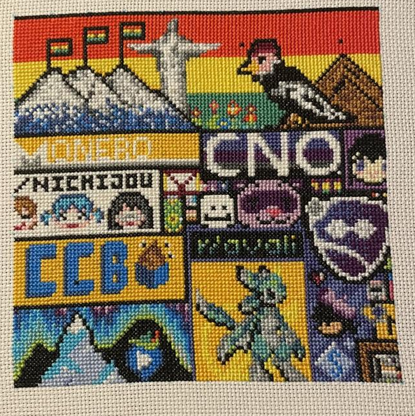 Monero r/place section stitching