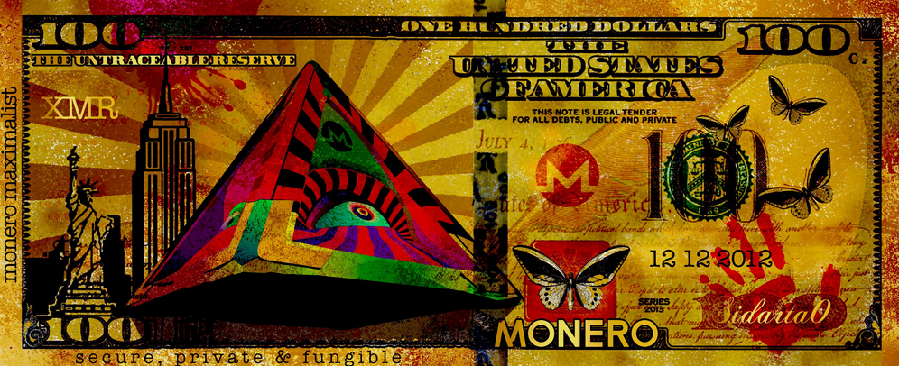 Monero 'Untraceable' bill design