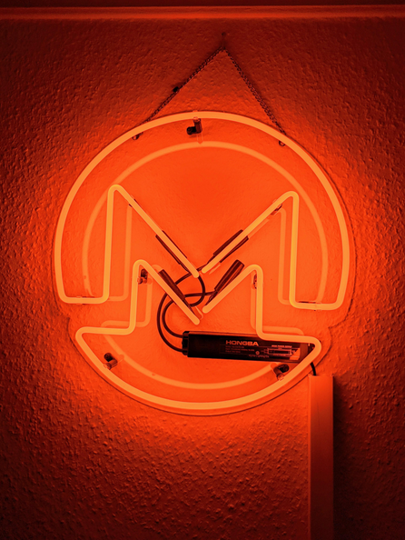 Neon Monero Sign