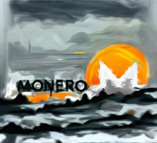 Monero 'Wide' digital painting