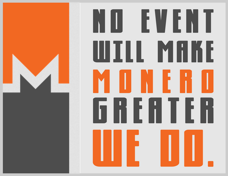 'Make Monero great!' sticker