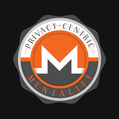 'Privacy-centric mentality' Monero sticker
