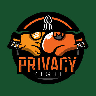 'Monero vs Bitcoin privacy fight' wallpaper