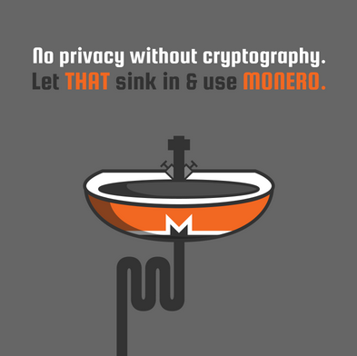 'Let THAT sink in' Monero graphic