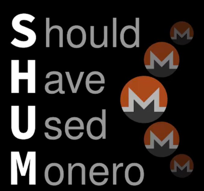 'SHUM' Monero graphic