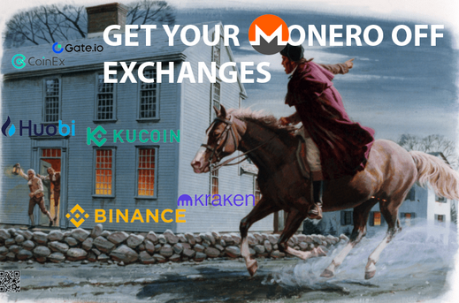 'Get your Monero off exchanges' meme