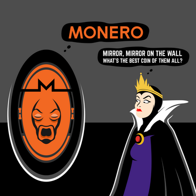 'Monero mirror mirror' comic