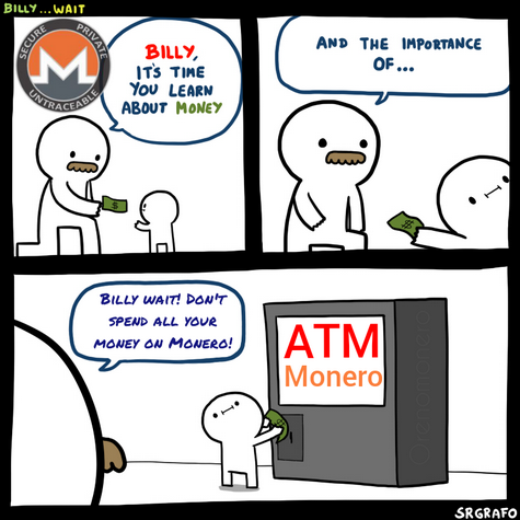 'Billy...Wait!' Monero comic