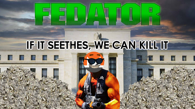 'FEDATOR' XMR meme