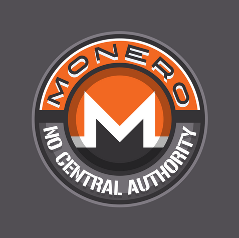 'No central authority' Monero sticker