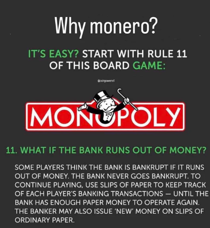 'Why monero?' image