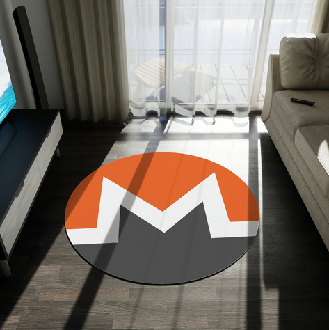 Monero circle rug design