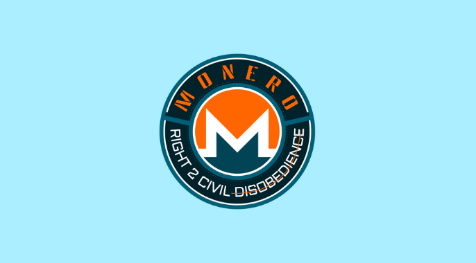 'Right 2 Civil Disobedience' Monero sticker