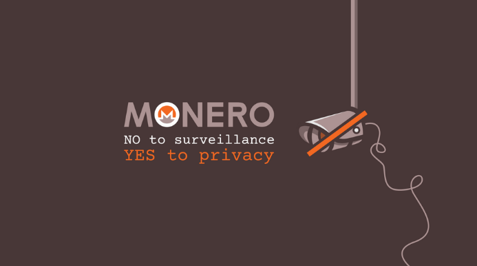 'NO to surveillance. YES to privacy.' Monero wallpaper