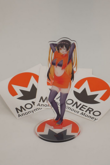 'Monerochan IRL' acrylic standee