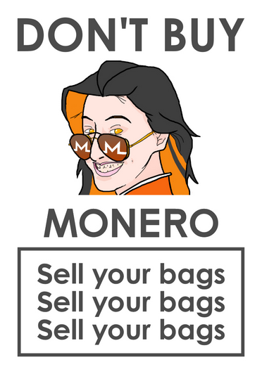 'Sell your bags' graphic