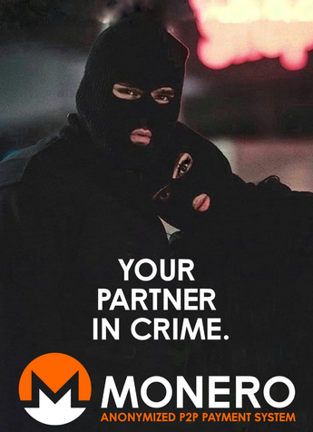 'Monero is your partner' graphic