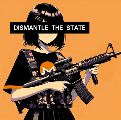 'Dismantle the state' illustration