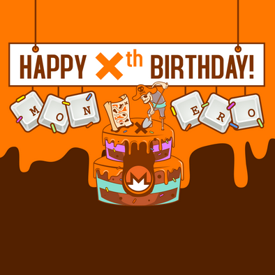 'Happy Birthday Monero!' comic