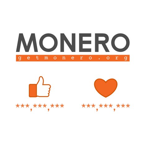 'Monero likes and hearts' comic