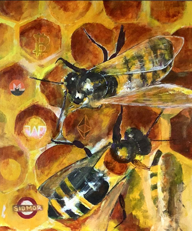 'Milk And Honey' painting