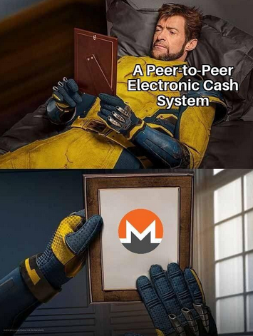 'Peer-to-peer electronic cash system' meme