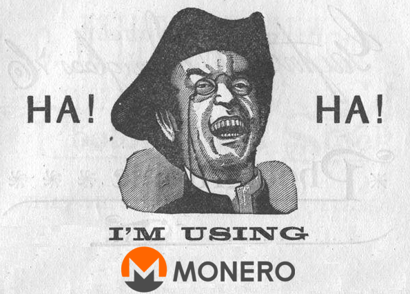 'I'm using Monero' illustration