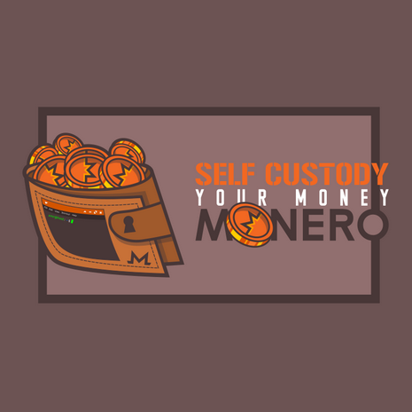 'Self custody your money' design