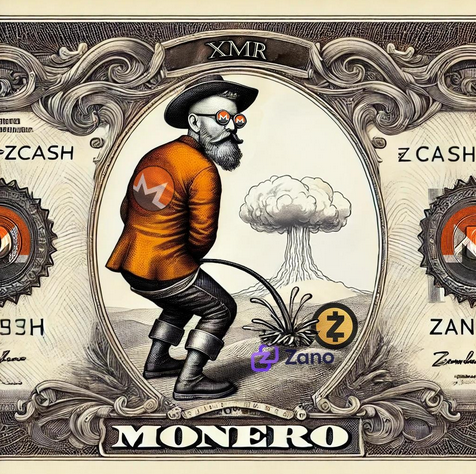 'Monero banknote' comic