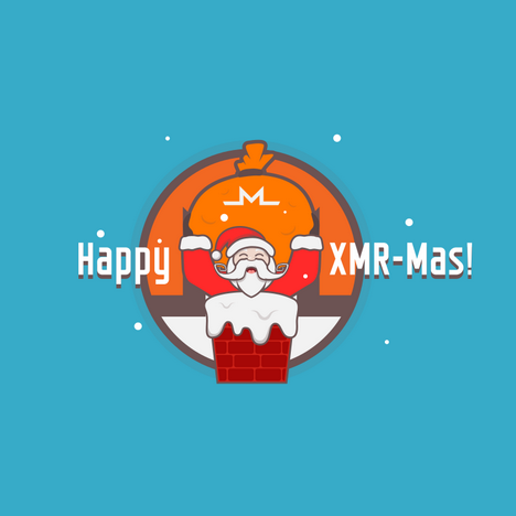 'Happy XMR-Mas!' comic