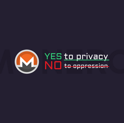 'Yes to privacy no to oppression' design