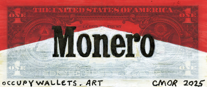'Monero can be extremely addictive' painting