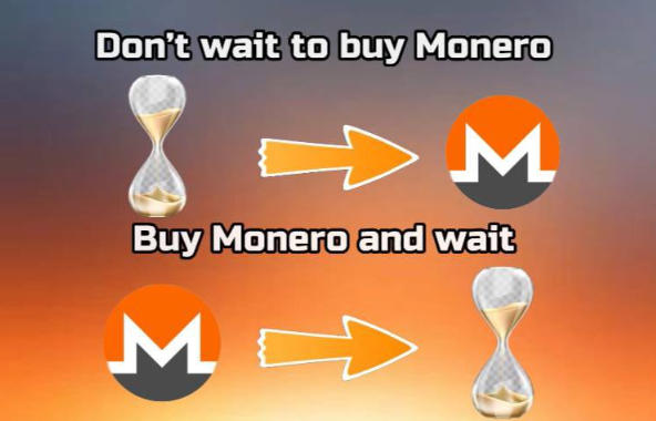 'Buy Monero and wait' meme