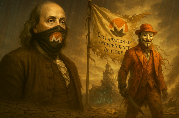 'Monero is the modern Declaration' illustration