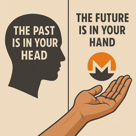 'The future is in your hand' illustration