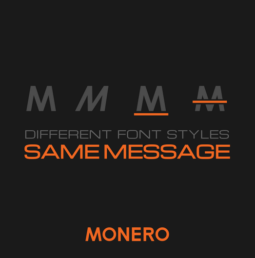 'Same message' graphic