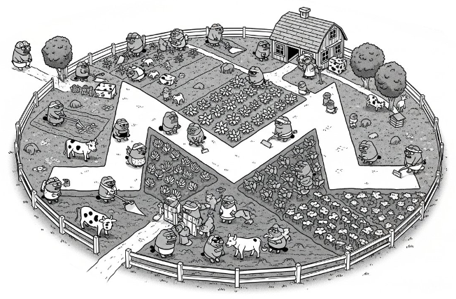 'A world that works with Monero is possible' illustration