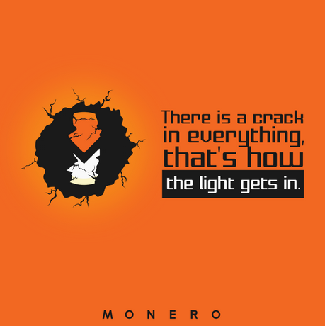 'There is a crack in everything' graphic