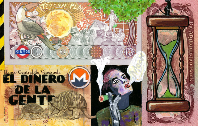 'Money of the people' painting
