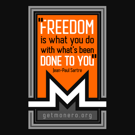 'Freedom is what you do' design