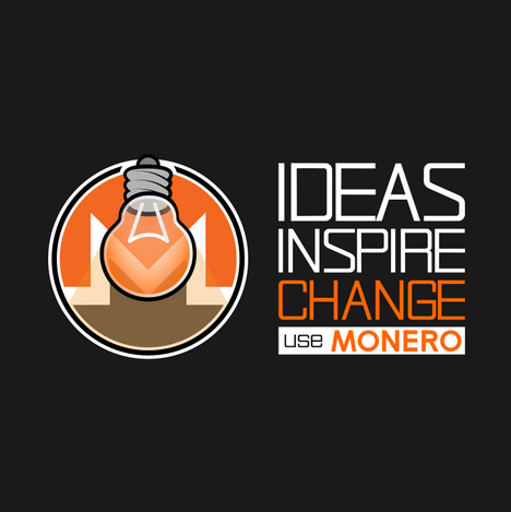 'Ideas inspire change' graphic
