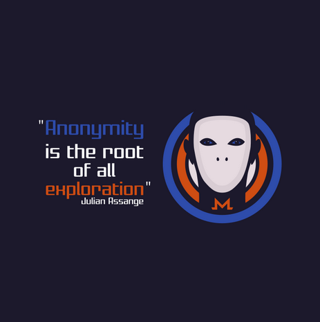 'Anonymity is the root of all exploration' artwork