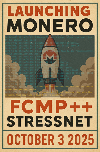 'Monero FCMP++ stressnet' image