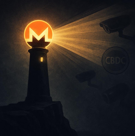 'Beacon of financial privacy' illustration
