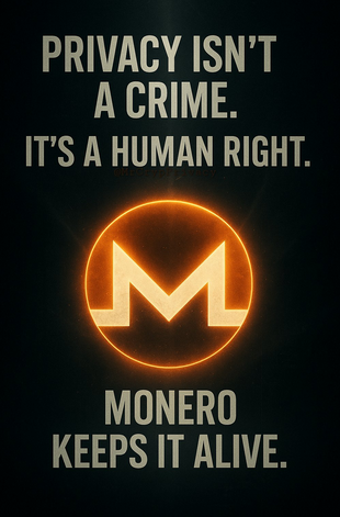 'Monero keeps it alive!' image